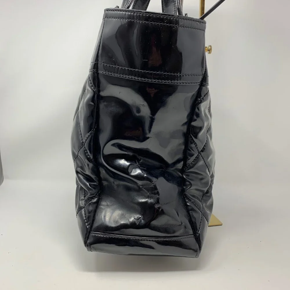 authentic CHANEL Paris Biarritz Black Lea…